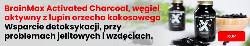 (Polština) Activated Charcoal, aktivní uhlí z kokosových skořápek